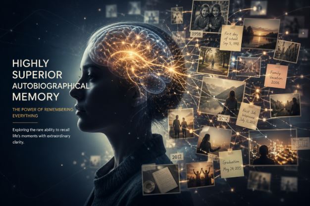 Highly Superior Autobiographical Memory brain recall concept